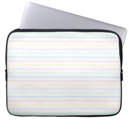 pastel Snoep strepen Laptop Sleeve