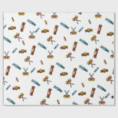 Pastel Snoepjes Cadeaupapier (Vlak)