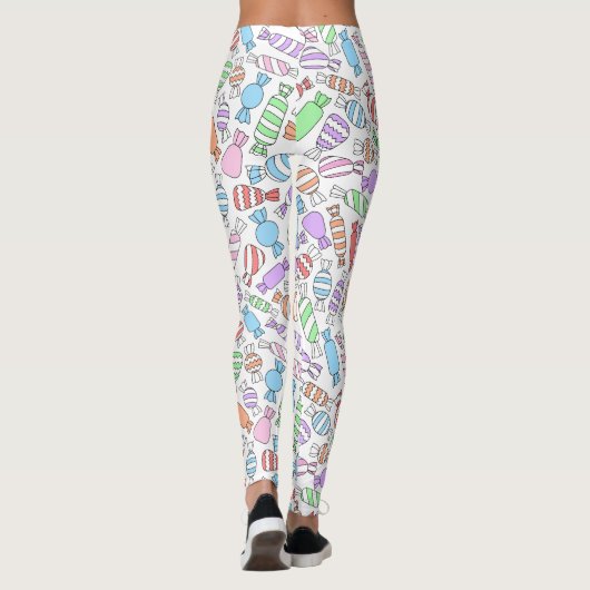 Pastel-Snoepjes Leggings (Achterkant)