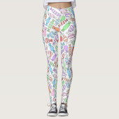Pastel-Snoepjes Leggings (Voorkant)
