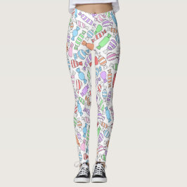 Pastel-Snoepjes Leggings