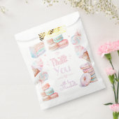 Pastel snoepjes macarons verjaardag dank u bedankzakje (Gezegeld)