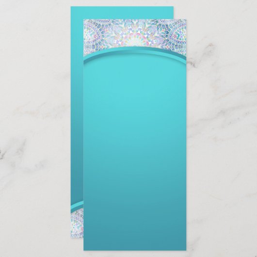 Pastel Snowflake Mandala (Voorkant / Achterkant)