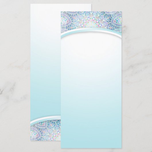 Pastel Snowflake Mandala (Voorkant / Achterkant)