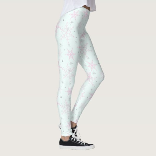 Pastel Snowflakes Leggings (Rechts)