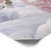 Pastel Snowman-Poster Poster (Hoek)