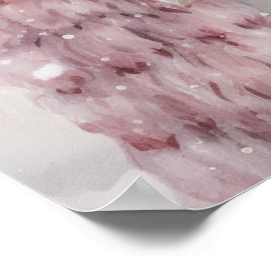 Pastel Snowman-Poster Poster (Hoek)