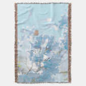 Pastel Soft Blue Jacaranda Tree Flowers Blossom Deken (Voorkant Verticaal)