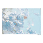 Pastel Soft Blue Jacaranda Tree Flowers Blossom Kussensloop (Voorkant)