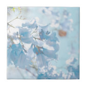 Pastel Soft Blue Jacaranda Tree Flowers Blossom Tegeltje (Voorkant)