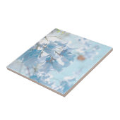 Pastel Soft Blue Jacaranda Tree Flowers Blossom Tegeltje (Zijkant)