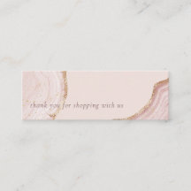 Pastel Soft Blush Roos Gold Agate Marble Hartelijk