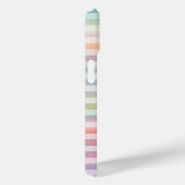 Pastel Soft Stripes Kleurrijke Waterverf Patroon Case-Mate iPhone Case (Achterkant / Rechts)