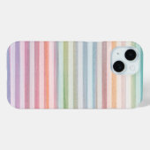 Pastel Soft Stripes Kleurrijke Waterverf Patroon Case-Mate iPhone Case (Achterkant (horizontaal))