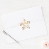 Pastel "Sparkle and Shine" pastel bokeh aangepast Ster Sticker (Envelop)