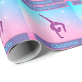 Pastel Sparkle Gymnastiek Cadeaupapier (Rol Hoek)