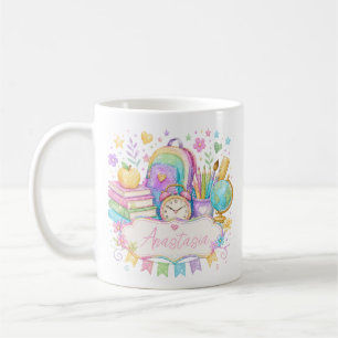 Pastel Sparkle School Rugzak Terug naar School Koffiemok