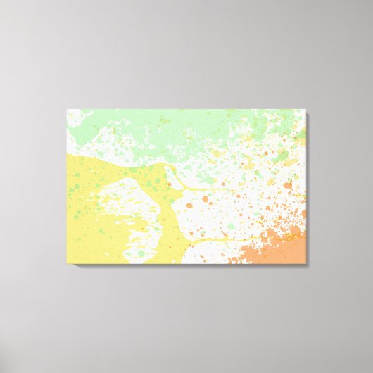Pastel Spat Canvasprint Canvas Afdruk (Voorkant)