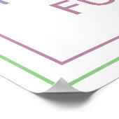 Pastel Speak Faith Into Your Future Bold Quote Poster (Hoek)