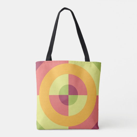 Pastel Spectrum Tote Bag (Achterkant)