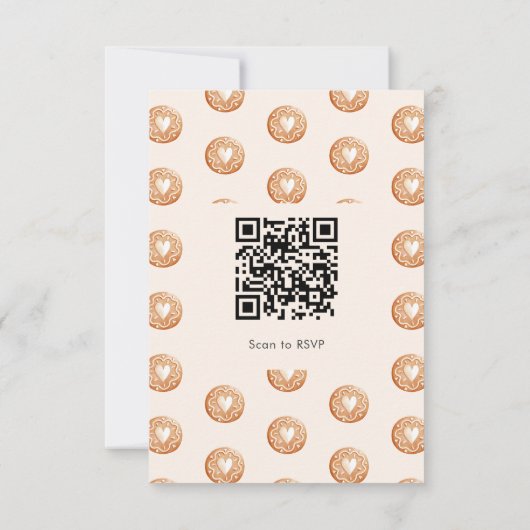 Pastel Speelse Kerst Cookie Exchange Party Save The Date (Achterkant)