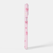 Pastel Speelse Lint Patroon iPhone 15 Case (Rechterkant)