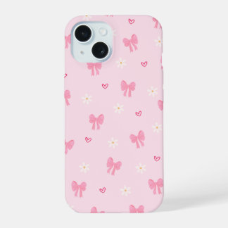 Pastel Speelse Lint Patroon iPhone 15 Case