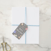 Pastel Speelse Terug Naar School Feest Cadeaulabel (Met Touw)