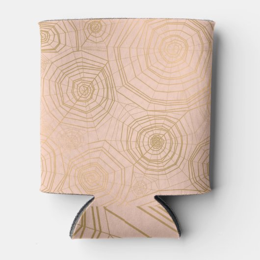 Pastel spinnenweb: Halloweenpatroon. Blikjeskoeler (Voorkant)