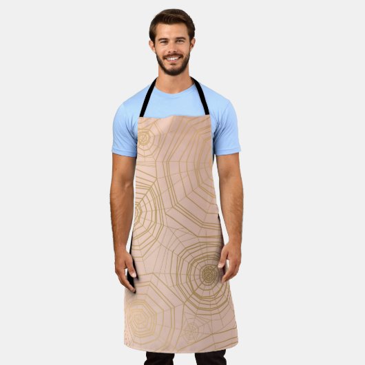 Pastel spinnenweb: Halloweenpatroon. Schort (Gedragen)