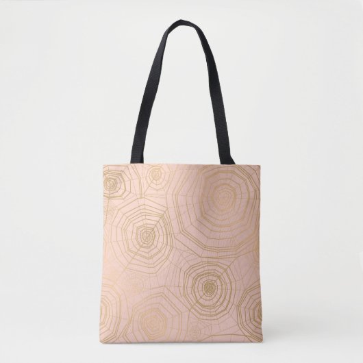 Pastel spinnenweb: Halloweenpatroon. Tote Bag (Voorkant)