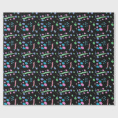 Pastel Splatter Confetti Print Cadeaupapier (Vlak)