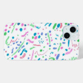 Pastel Splatter Confetti Print Case-Mate iPhone Case (Achterkant (horizontaal))