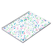 Pastel Splatter Confetti Print Notitieboek (Linkerzijde)