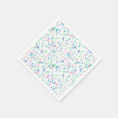 Pastel Splatter Confetti Print Servetten (Hoek)