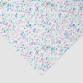 Pastel Splatter Confetti Print Tissuepapier (Detail)