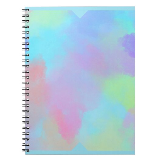Pastel Splatter Pattern Notebook Notitieboek (Voorkant)