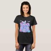 Pastel spookfamilie t-shirt (Voorkant volledig)