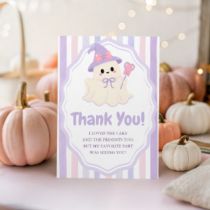 Pastel Spooky One Geest Verjaardagskaart Kaart