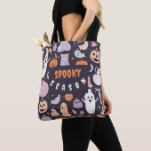 Pastel Spooky Seizoen Tote Bag (Dichtbij)