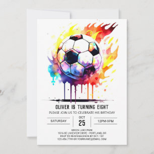 Pastel Sport Printable Kids Verjaardag Kaart