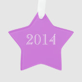 Pastel Spots Gymnastiek in Lavender Ornament (achterkant)