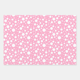 Pastel Spots Wrapping Paper Sheet Set