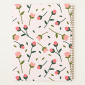 Pastel Spring Bloemen Gepersonaliseerde Planner (Achterkant)