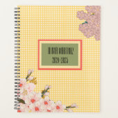 Pastel Spring Bloom-Plaid Weekly-Monthly Planner (Voorkant)