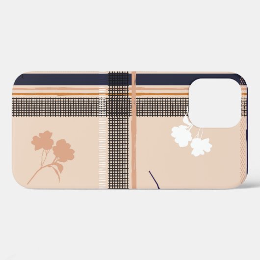 Pastel Spring Branch: geruit  raster Case-Mate iPhone Case (Achterkant (horizontaal))