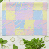 Pastel Spring Colors Paint Splatter Theedoek (Gevouwen)