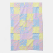 Pastel Spring Colors Paint Splatter Theedoek (Verticaal)