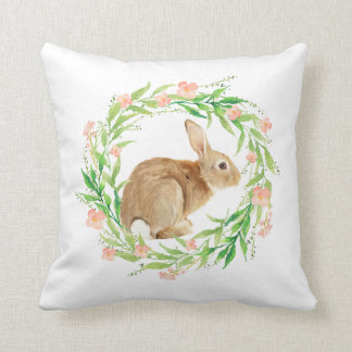 Pastel Spring Easter Bunny Krans Kussen