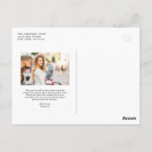 Pastel Spring Floral Blooms Afstuderen Dank u Briefkaart (Achterkant)